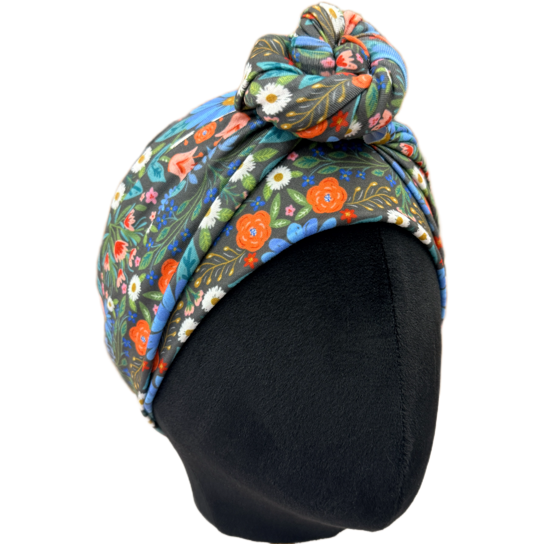 Folksy Floral Wrap Headband