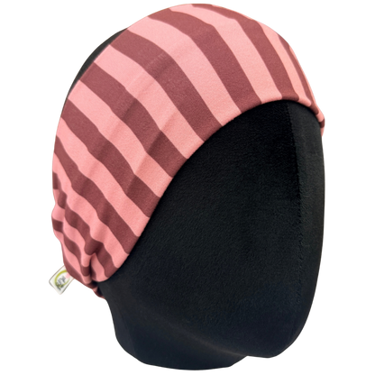 Plum Berry Stripes Stretch Headband