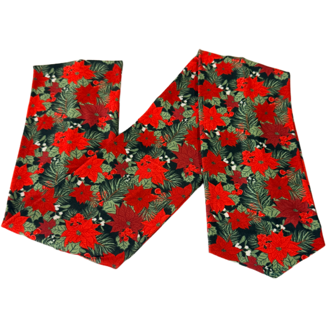 Poinsettia Garden Wrap Headband