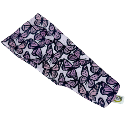 Mauve Monarchs Stretch Headband