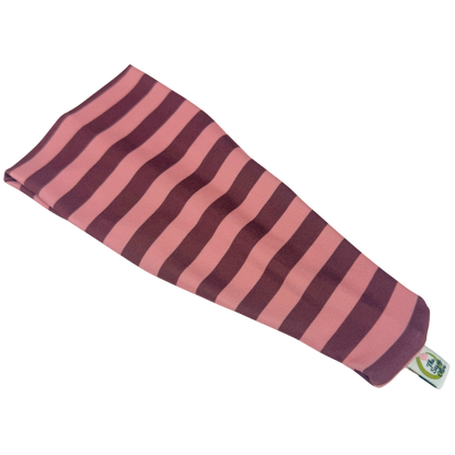 Plum Berry Stripes Stretch Headband