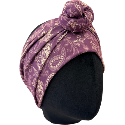 Sugar Plum Paisley Wrap Headband