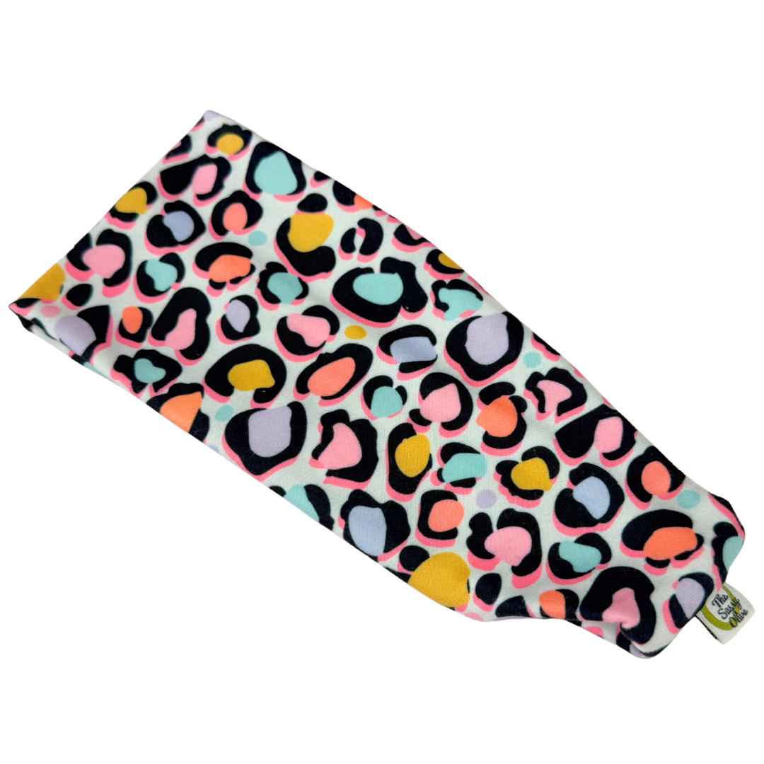 Lucille Leopard Stretch Headband