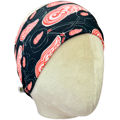 Red Wing Pucks Stretch Headband