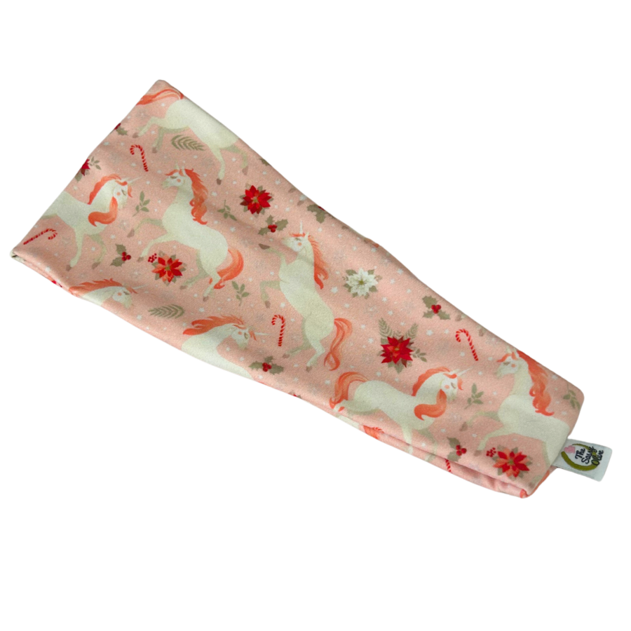 Holiday Unicorns Stretch Headband