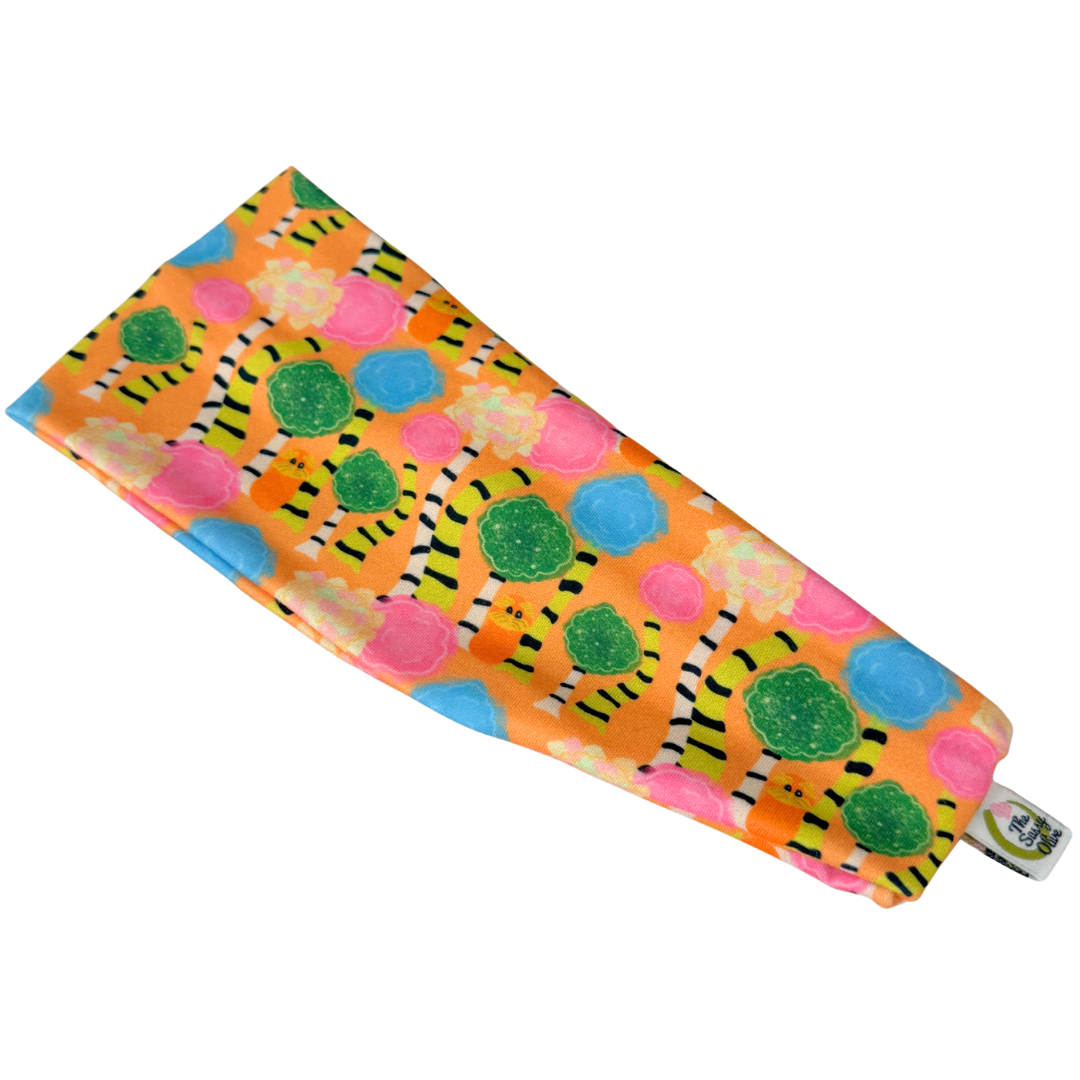Cotton Candy, Broccoli, Fruity Marshmallows Stretch Headband