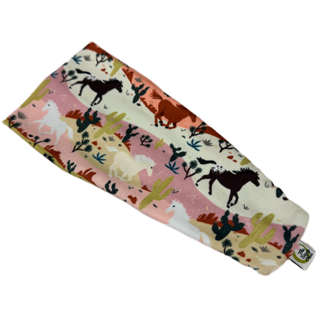 Wild Desert Horses Stretch Headband