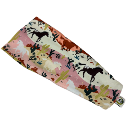 Wild Desert Horses Stretch Headband