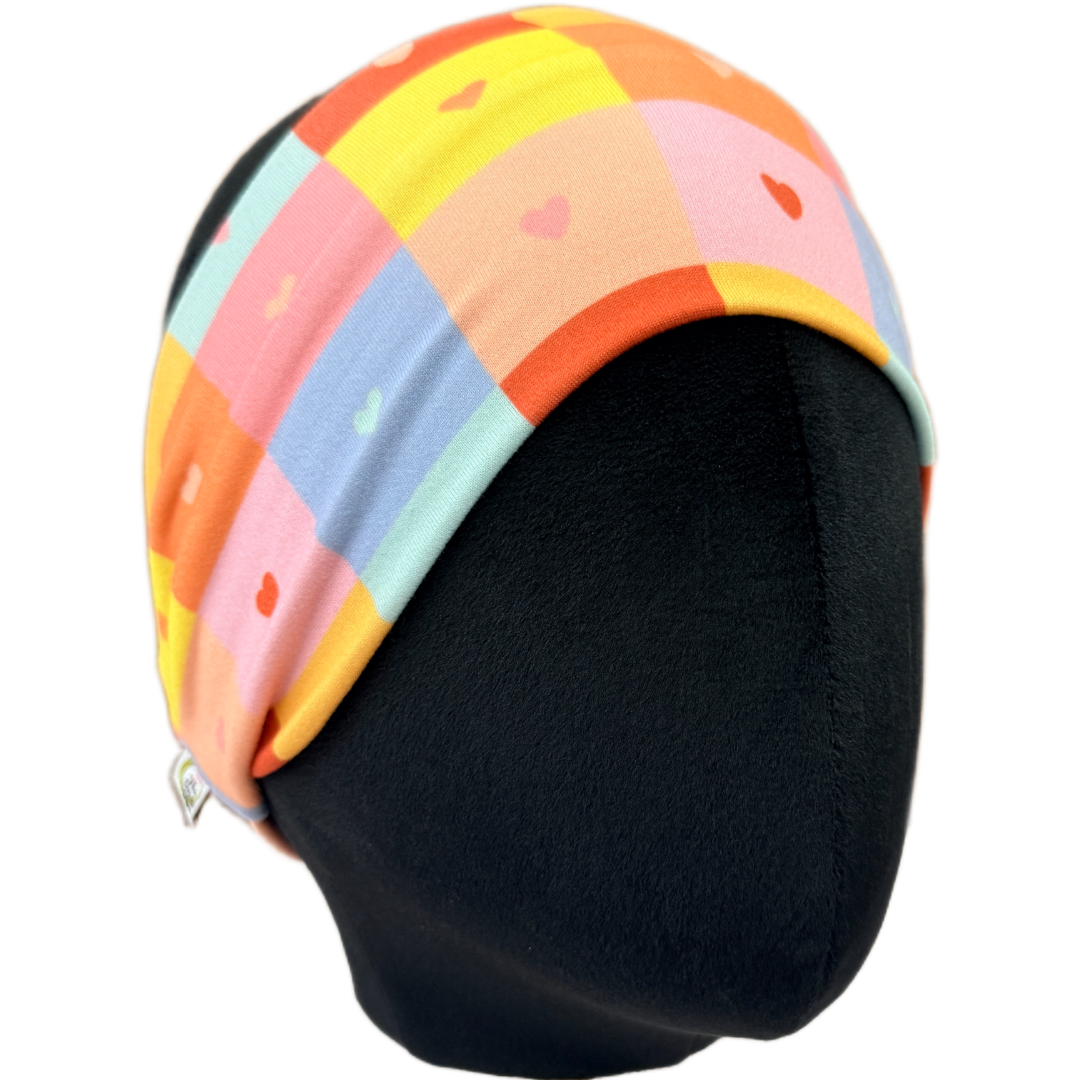 Checker Love Stretch Headband