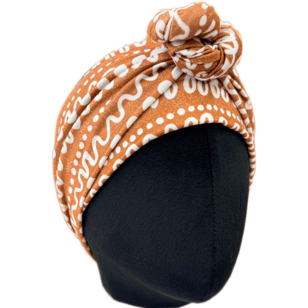 Gingerbread Icing Wrap Headband