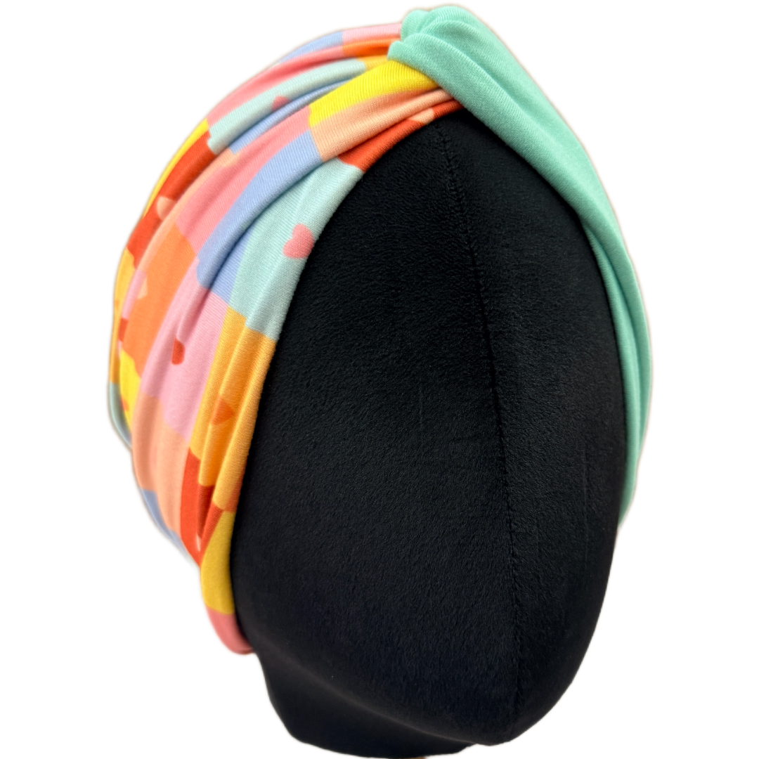 Checker Love Twist Headband
