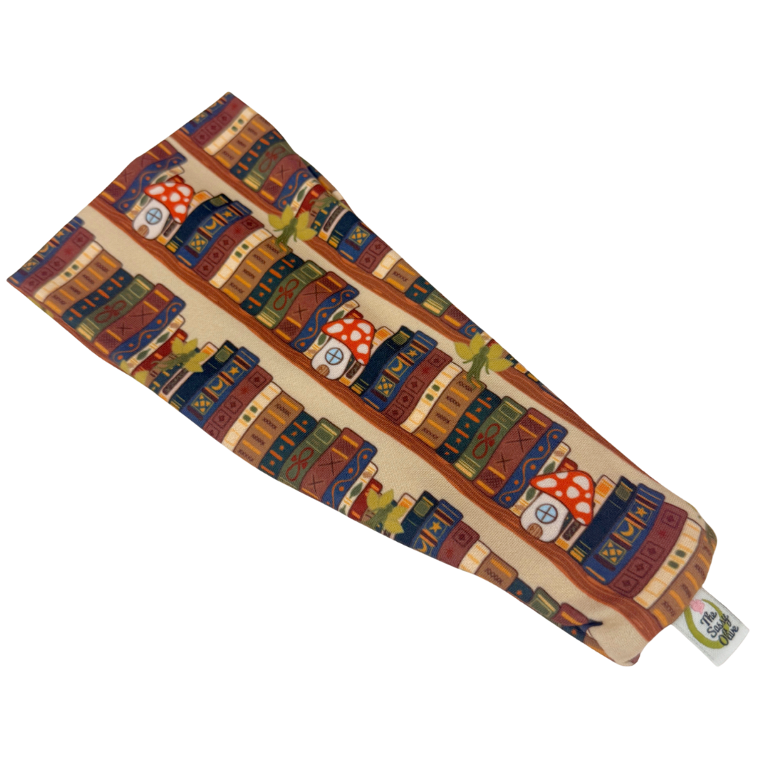 Fantasy Bookshelf Stretch Headband
