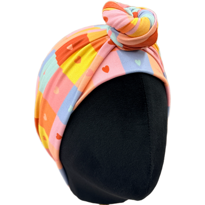 Checker Love Wrap Headband