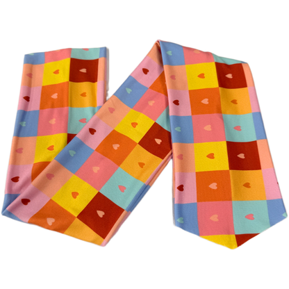 Checker Love Wrap Headband