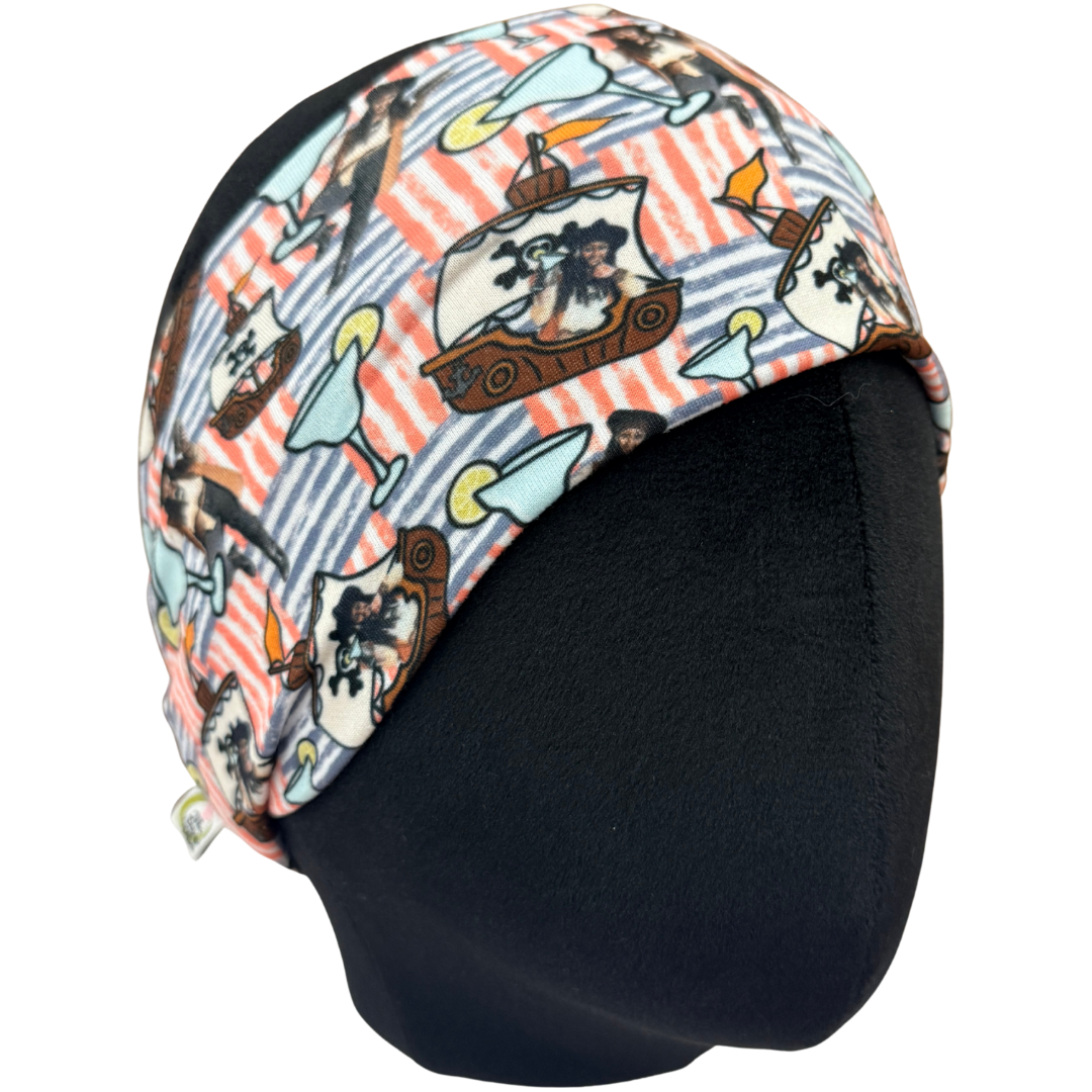 Pirate Cruise Ship Margarita Stretch Headband