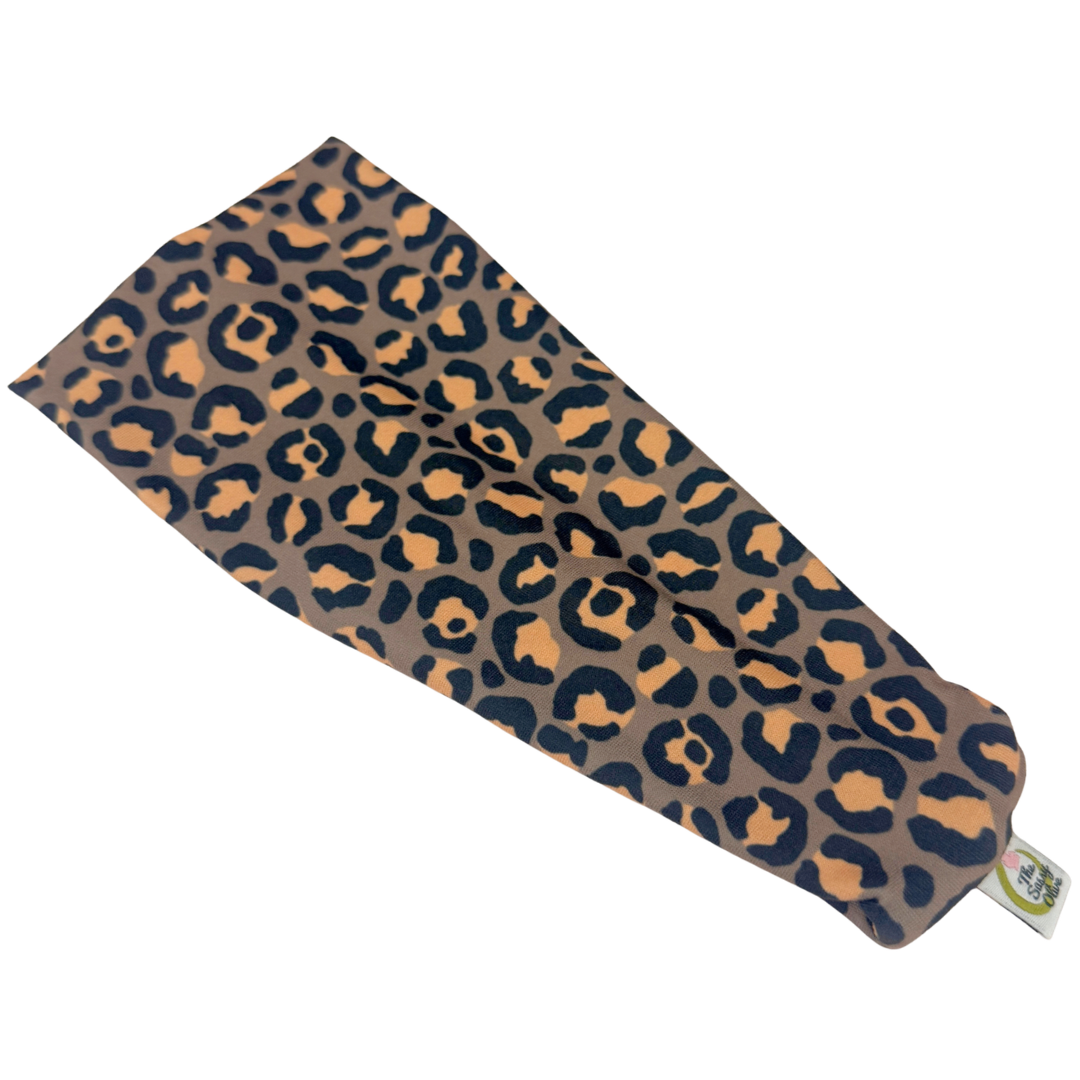 Grungy Leopard Stretch Headband