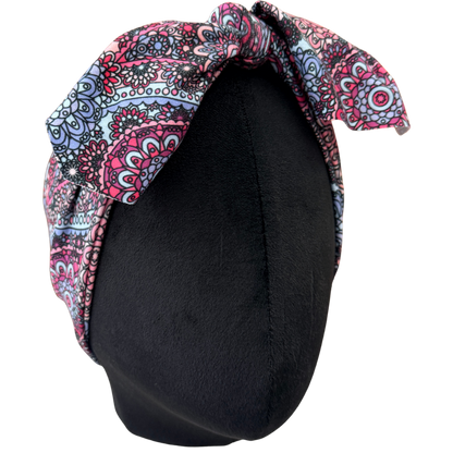 Tangier Paisley Top Knot Headband