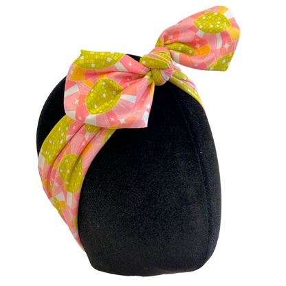 Bright Disco Topknot Headband