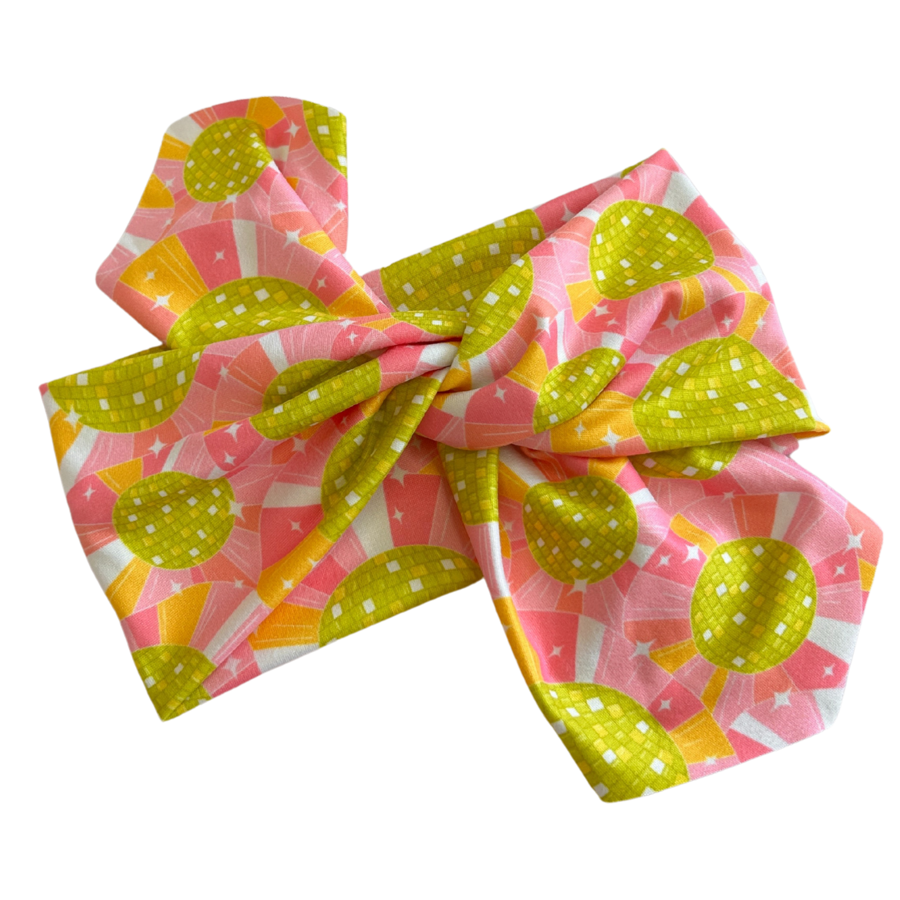 Bright Disco Topknot Headband