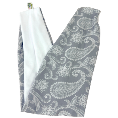 Smoke Paisley Twist Headband