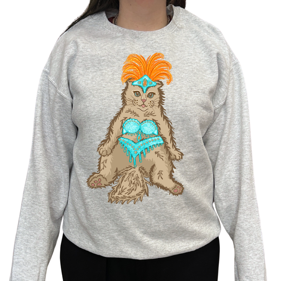 Show Kitty Crewneck Sweatshirt
