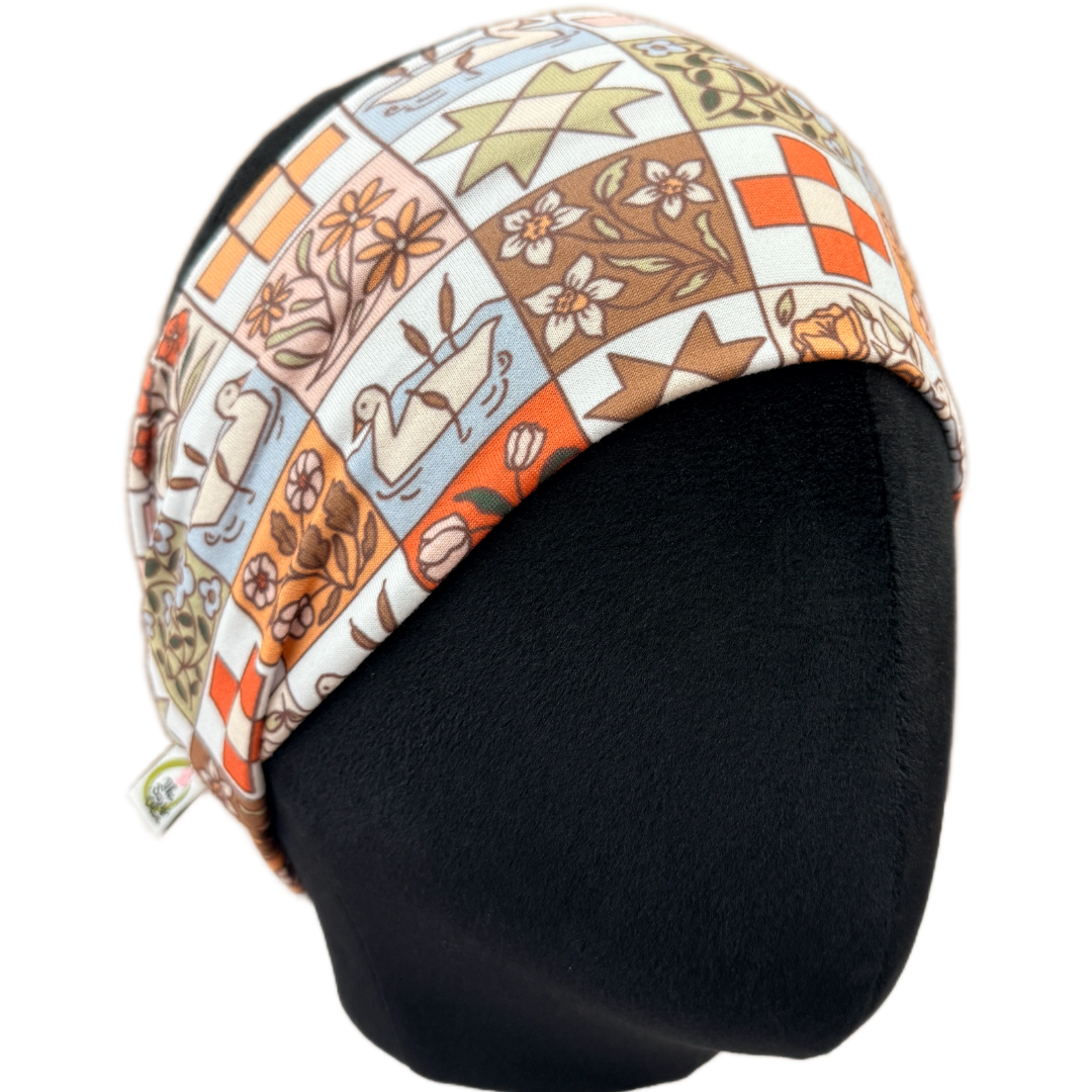 Goose Quilt Stretch Headband