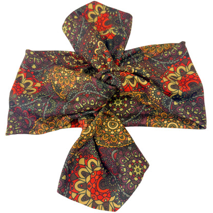 Harvest Paisley Top Knot Headband