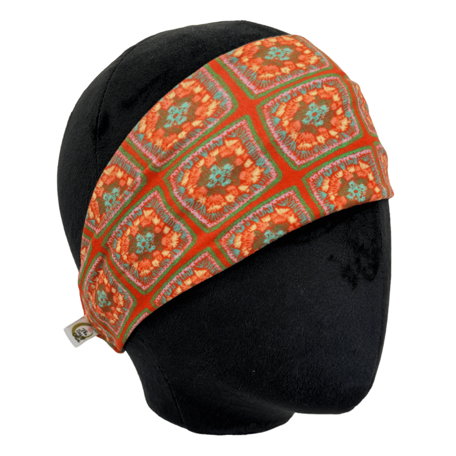 Granny Squares Stretch Headband