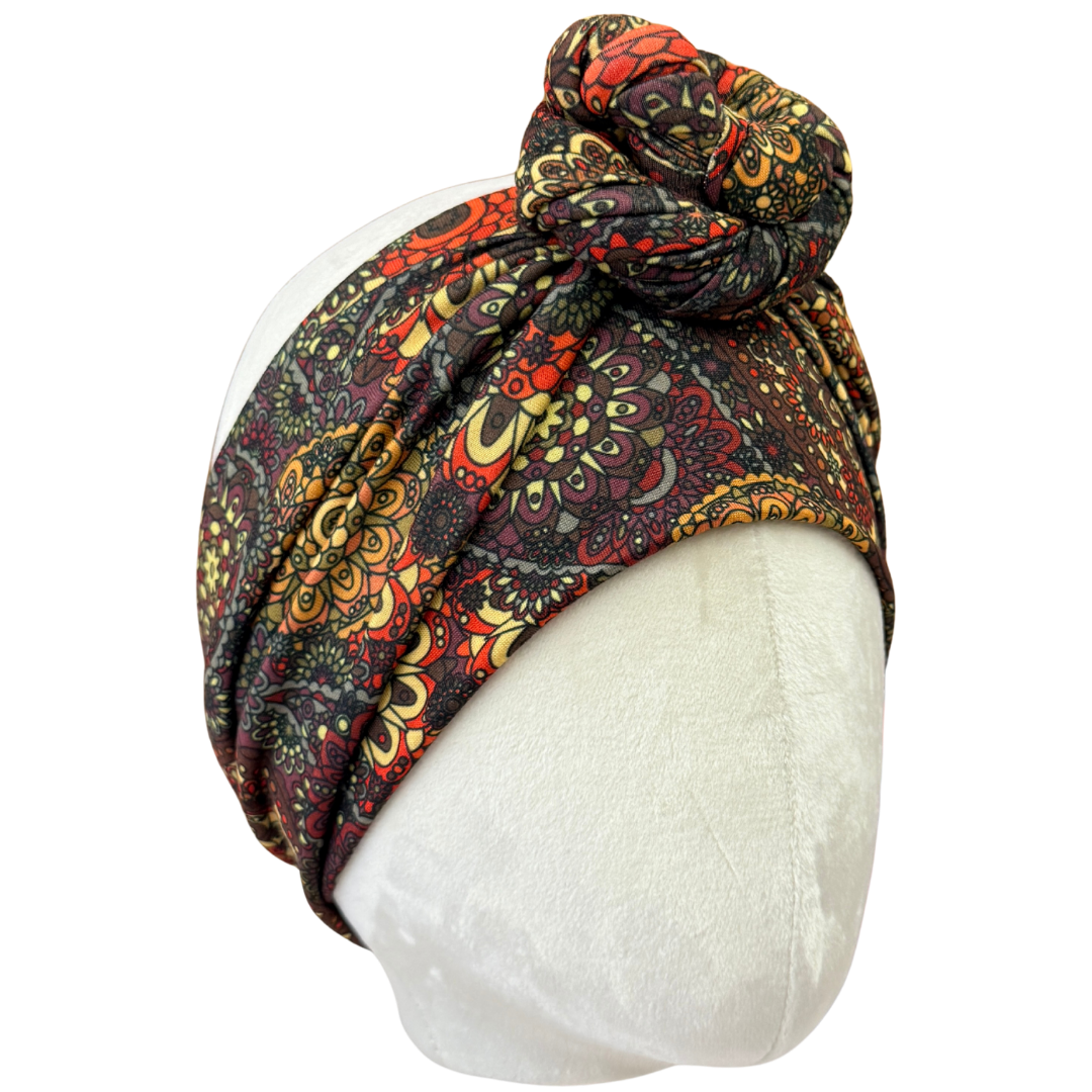 Harvest Paisley Wrap Headband