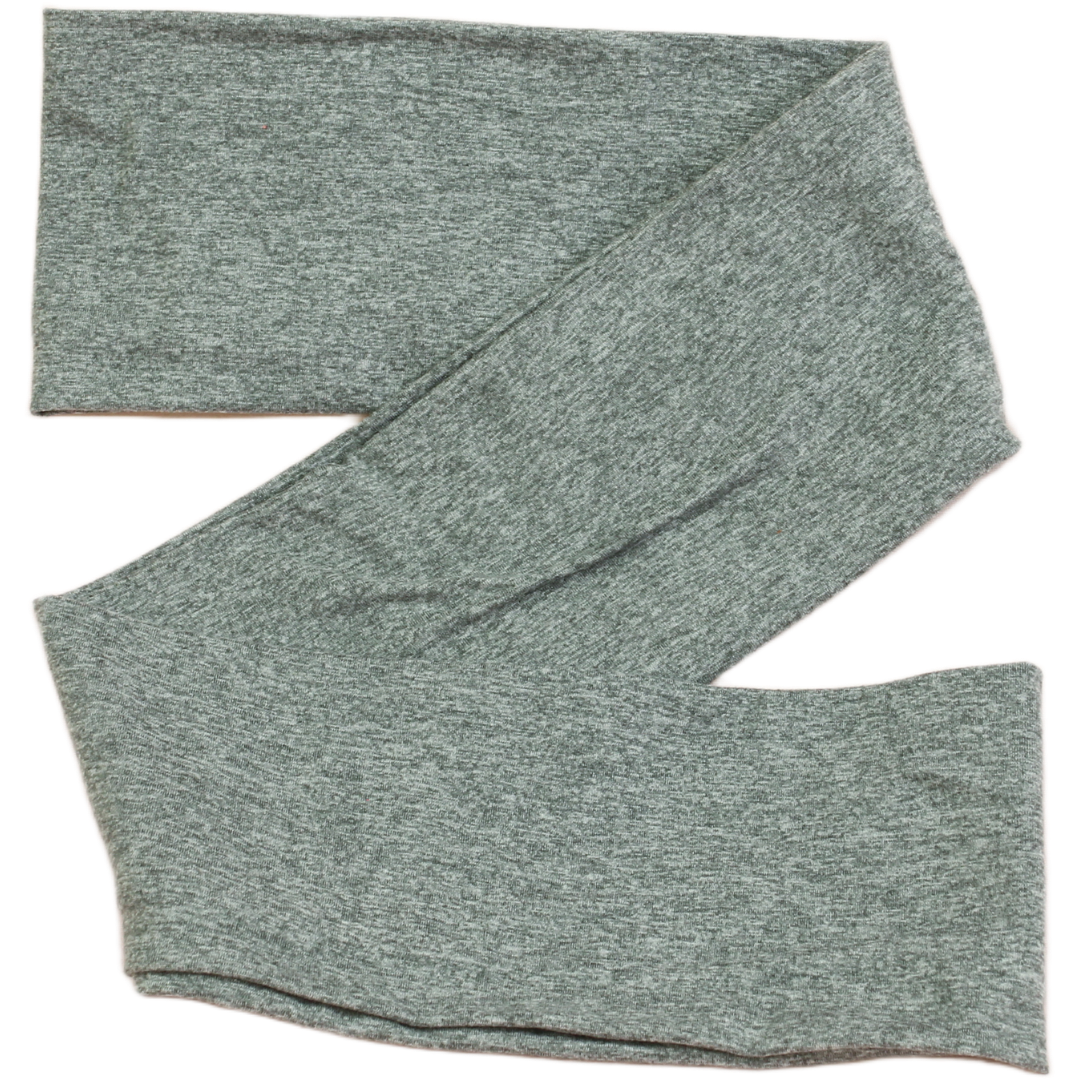 Heather Grey Solid Wrap Headband