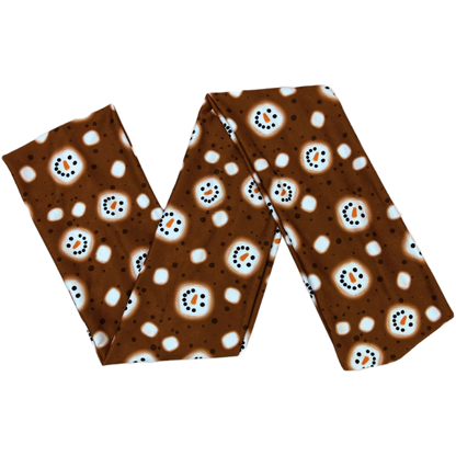 Hot Cocoa Snowman Wrap Headband