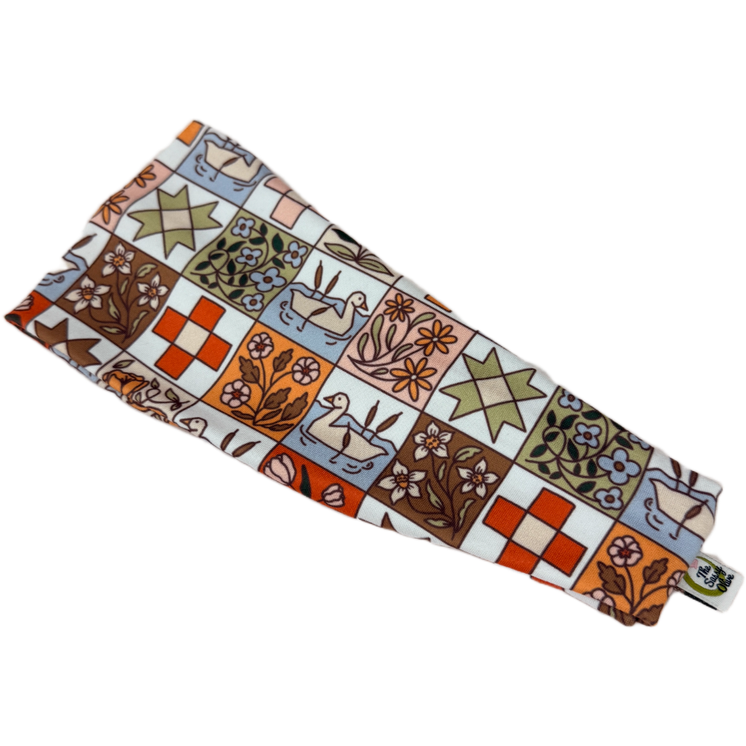 Goose Quilt Stretch Headband