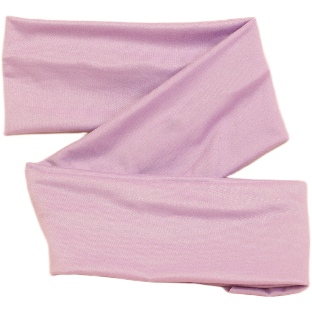 Lilac Purple Solid Wrap Headband