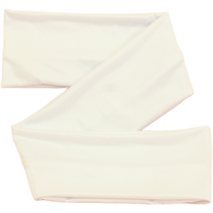 Marshmallow White Solid Wrap Headband