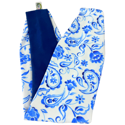 Porcelain Paisley Twist Headband