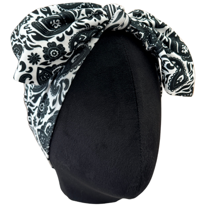 Inkwell Paisley Top Knot Headband