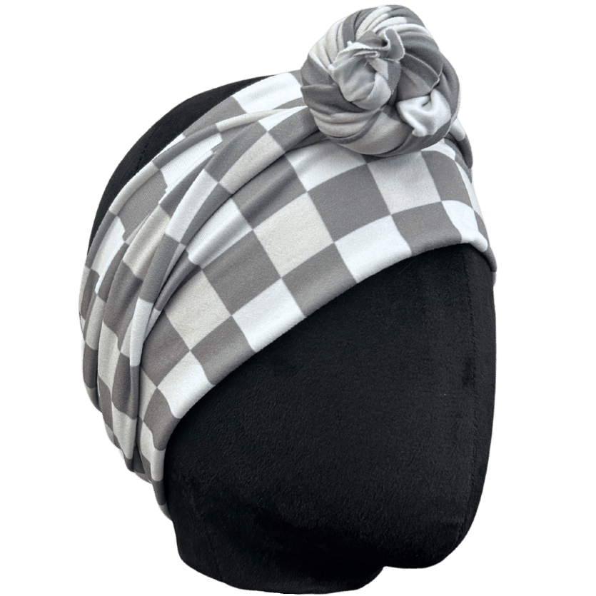 Shaded Squares Wrap Headband