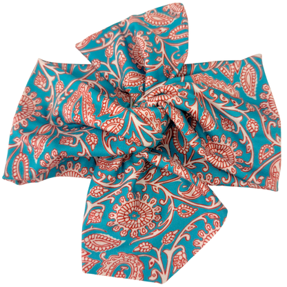 Henna Paisley Top Knot Headband