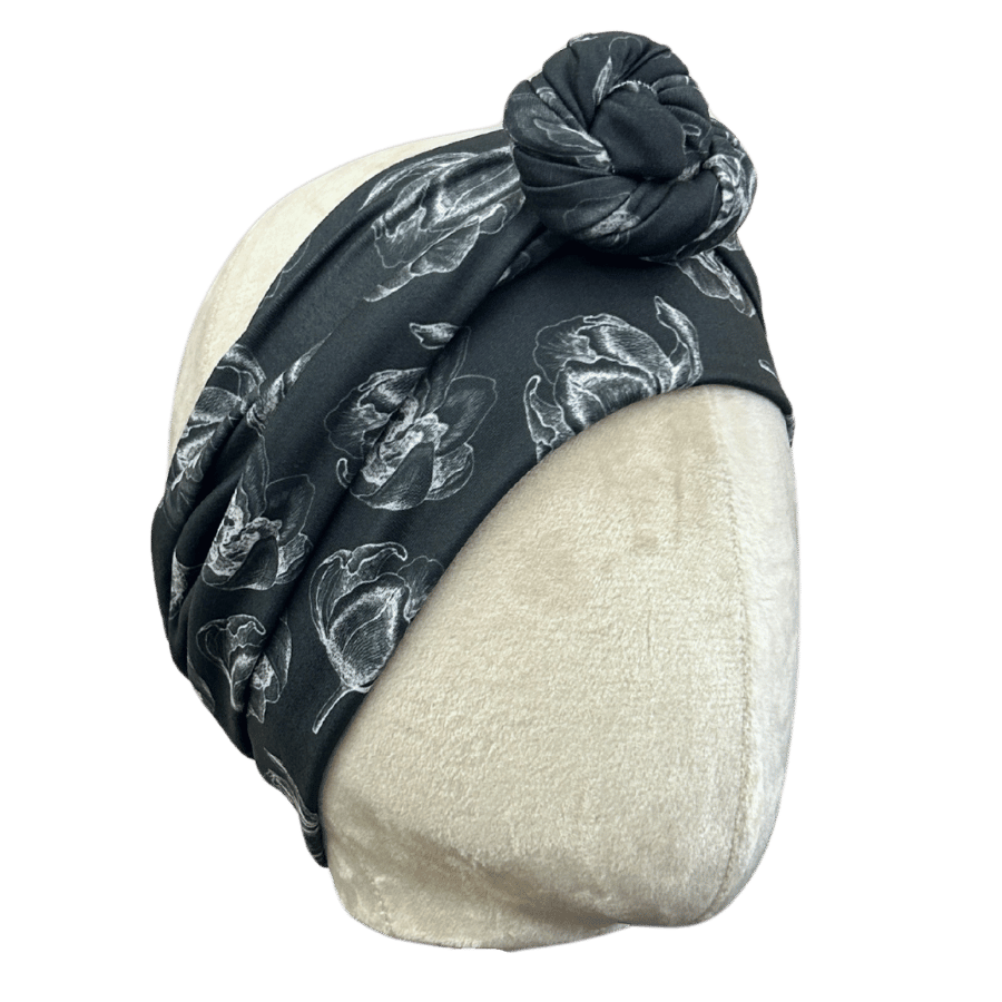 Lotus Bloom Wrap Headband - The Sassy Olive