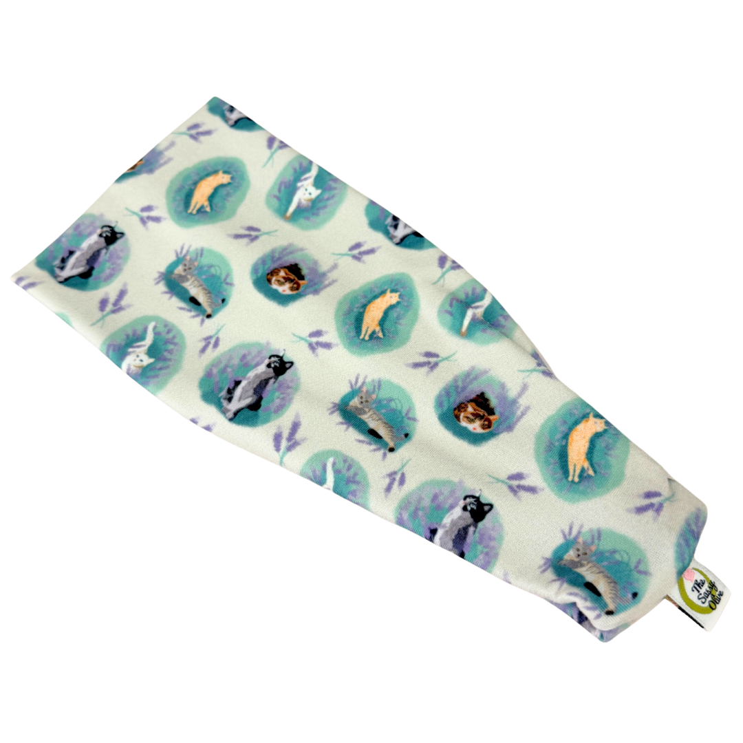 Field of Catsmint Stretch Headband