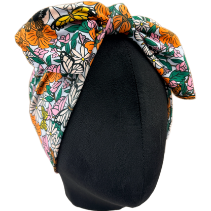 Garden Flower Top Knot Headband