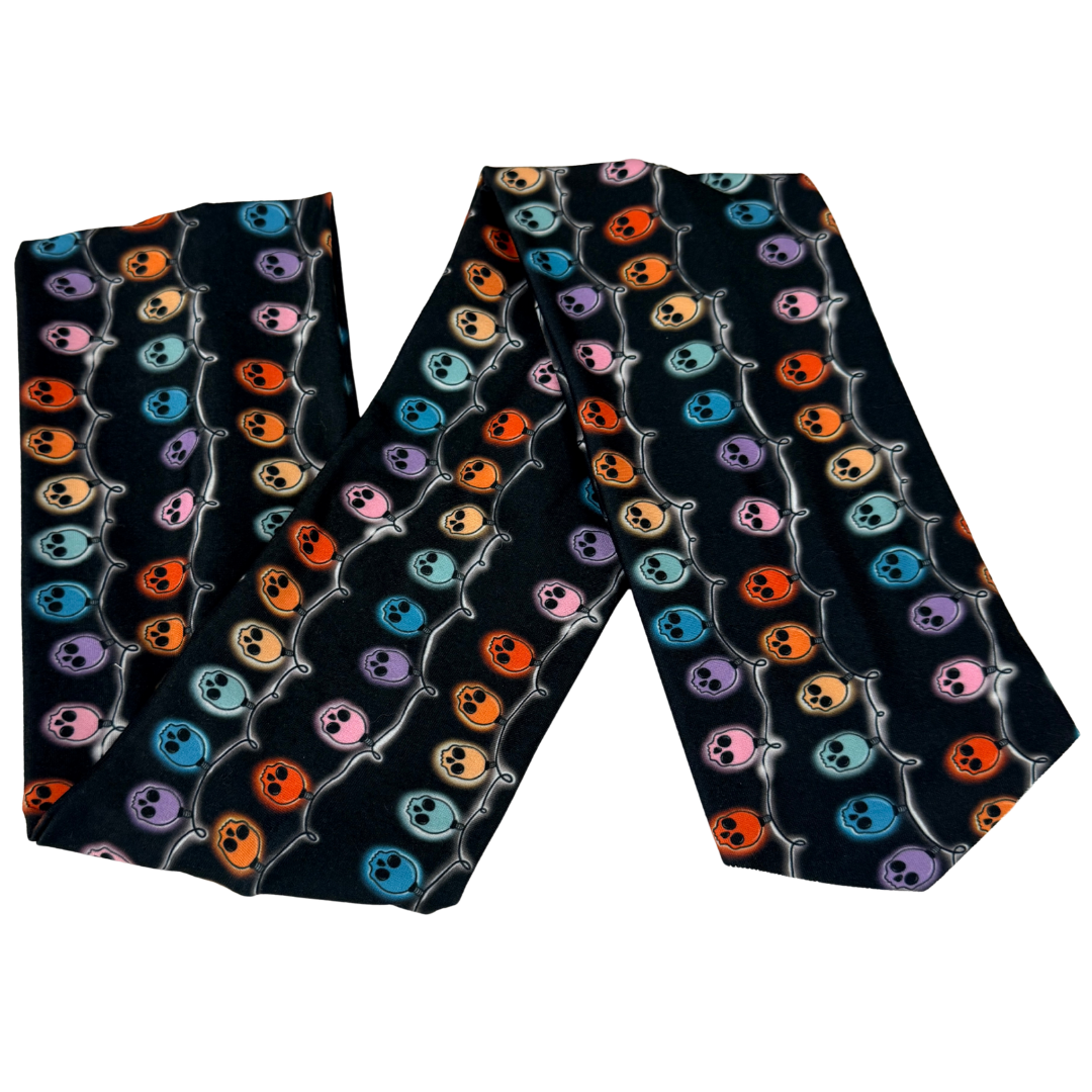 Skull Lights Wrap Headband