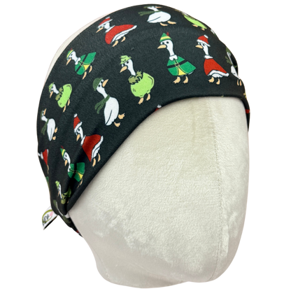 Christmas Porch Goose Stretch Headband
