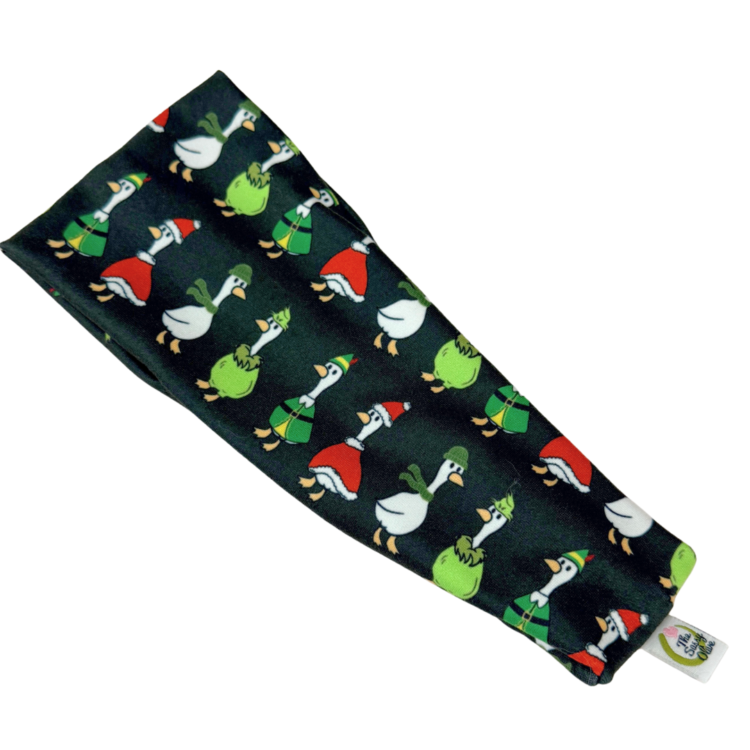Christmas Porch Goose Stretch Headband