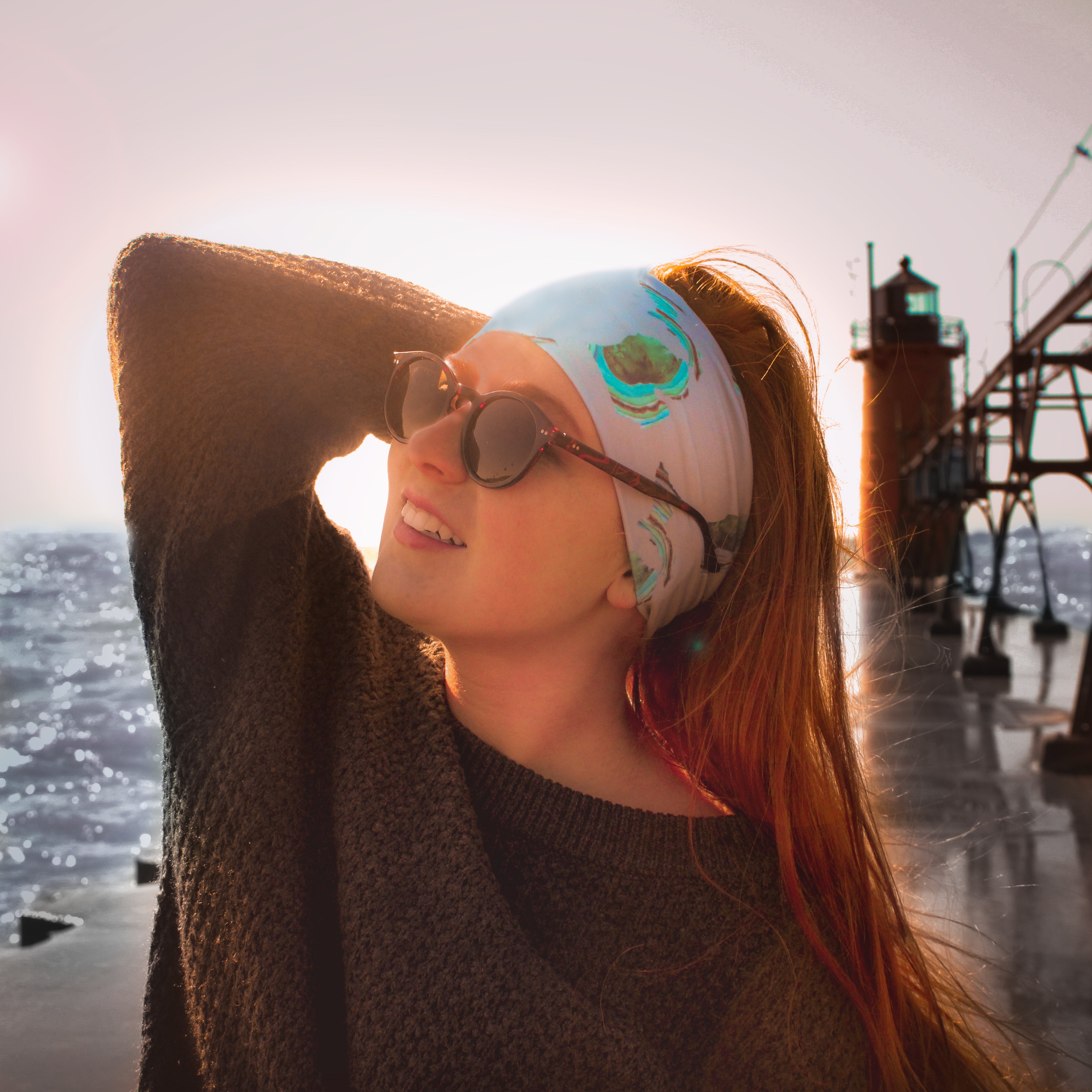 Lake Superior Stretch Headband