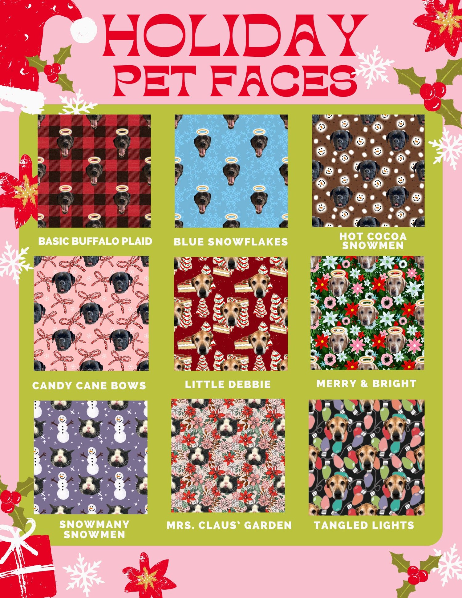 Holiday Pet Bandana &amp; Headband Bundle