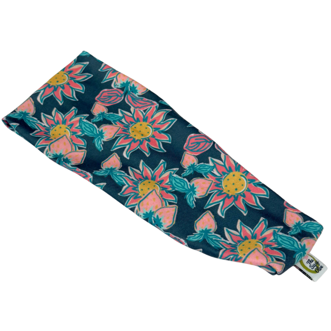 Blush Blooms Stretch Headband