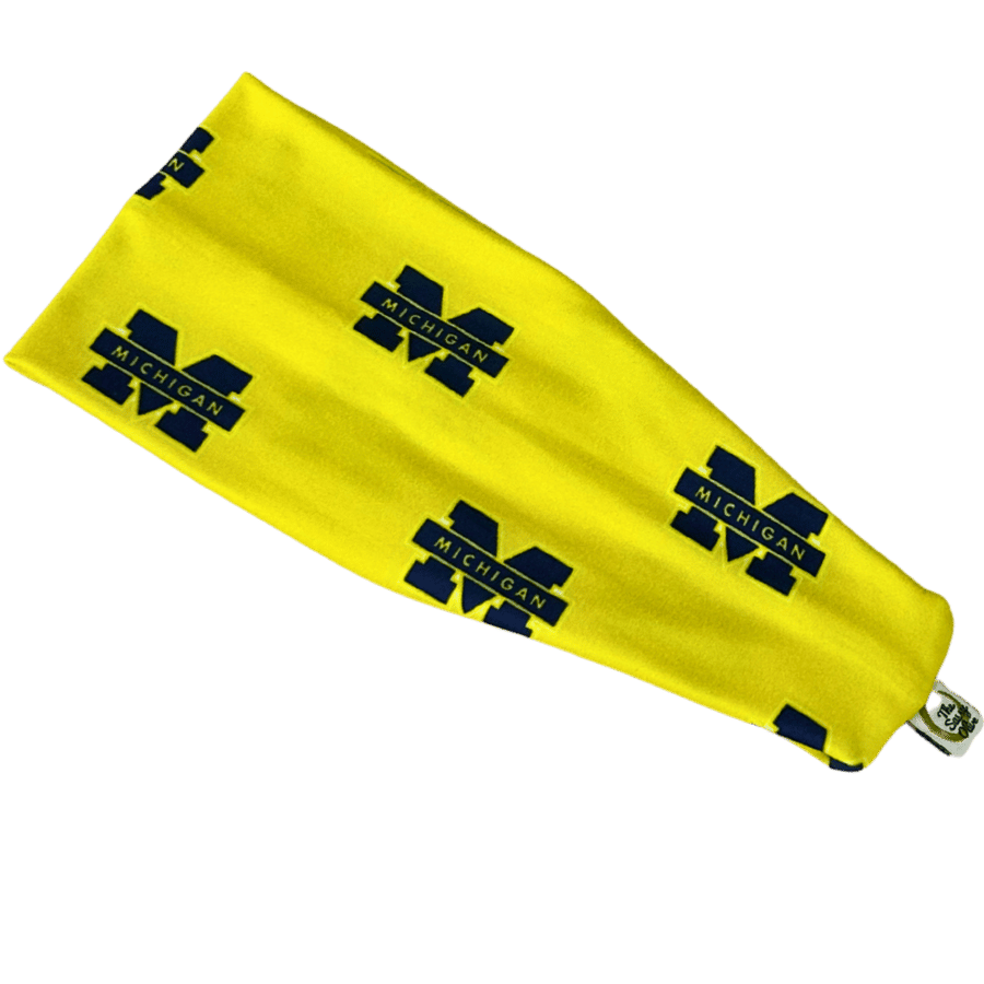 Alumni University of Michigan Stretch Headband - The Sassy Olive