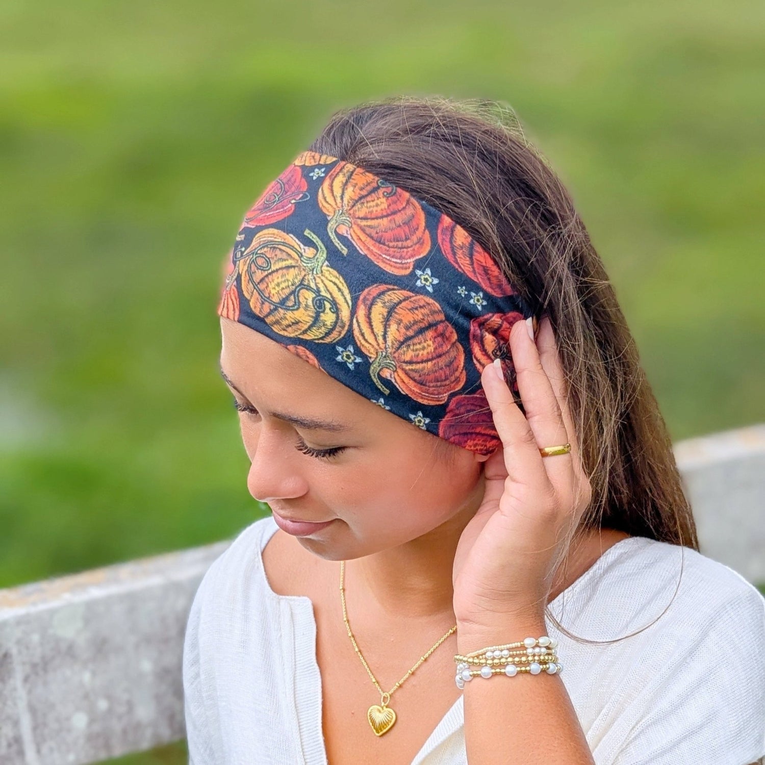 Amber Harvest Stretch Headband - The Sassy Olive
