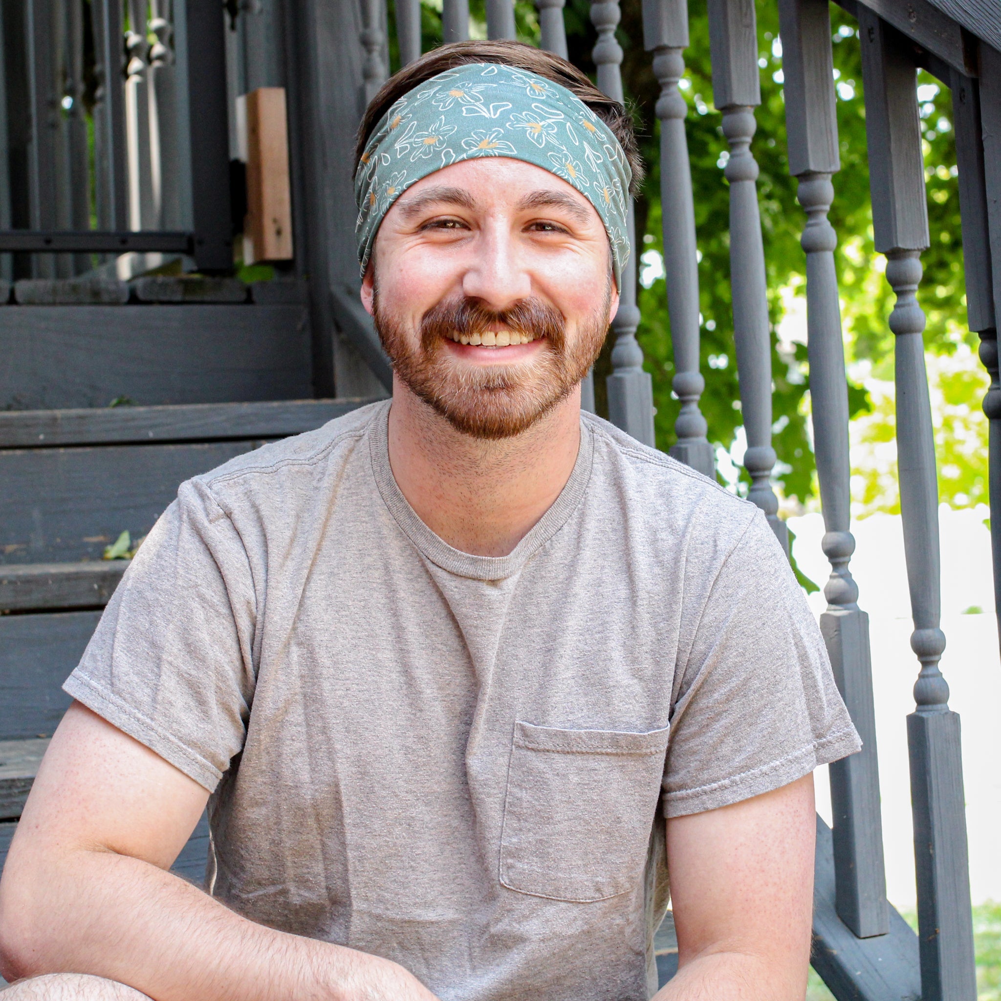 Anais Floral Stretch Headband - The Sassy Olive